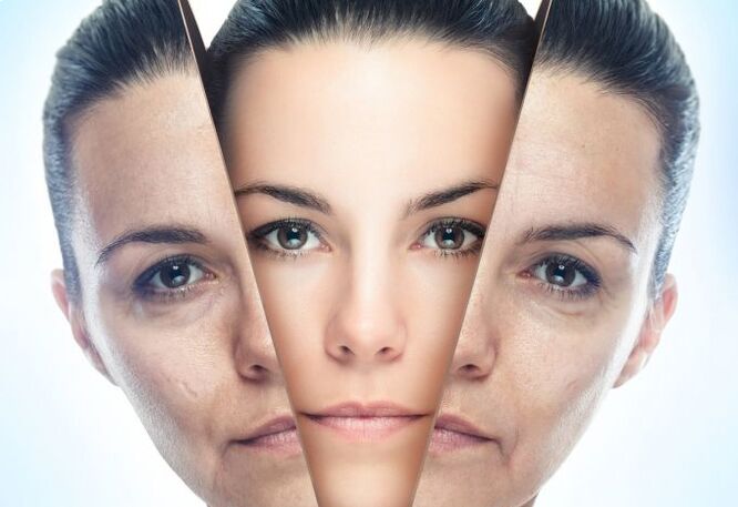 Yüz derisinin yaşa bağlı değişikliklerden arındırılması süreci